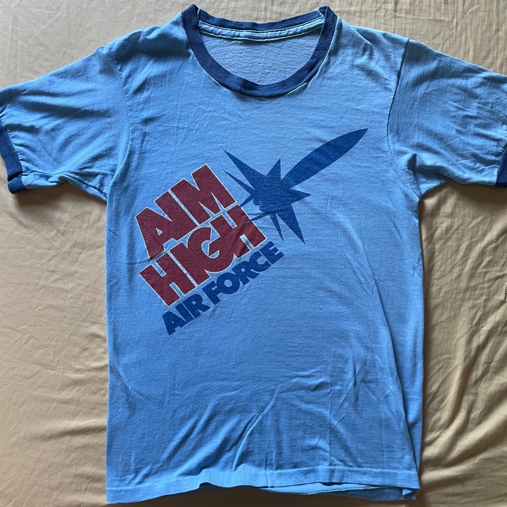 Vintage 80s Air Force ringer